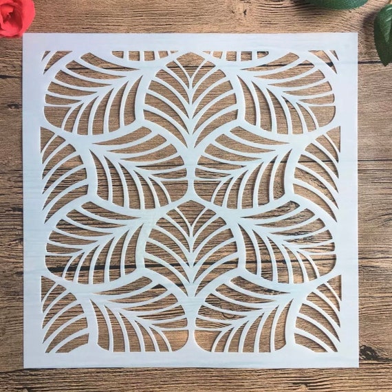 30cm Wall Stencil - Reusable Stencil - DIY Home Decor - Food grade PET