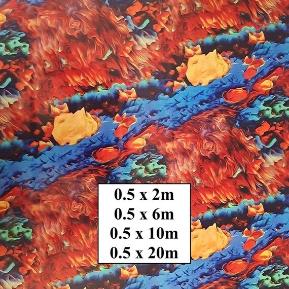Hydrographic Water Transfer Film - Hydrographic dipping - Water Dipping Film - Hydro Dipping Print Abstract Painting