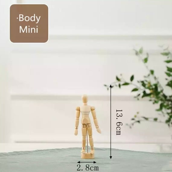 Artists Manikin Drawing Figure Mannequin,Cool Action Figure Stop Motion  Figure with Joints,Art Drawing Figure Model Human Body for Sketching