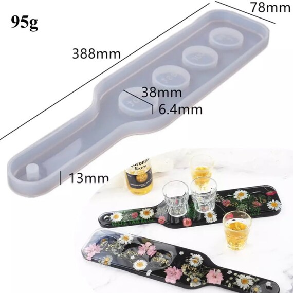 Candle or Cup Tray Silicone Mould - Mould for Epoxy Resin Castings