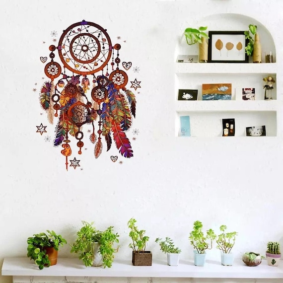 Dreamcatcher Wall Decal – Vinyl Wall Sticker – Removable Wall Art for Home decor