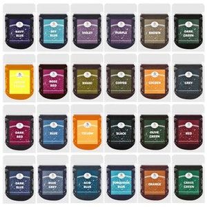 Fabric Dye 24 Colours - Clothes Powder Pigments - Tie Dye Colours 10g/20g - Permanent Tie Dye Powder