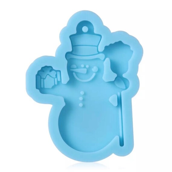 Snowman Keyring Silicone Mould #2 - Mould for Epoxy Resin Castings