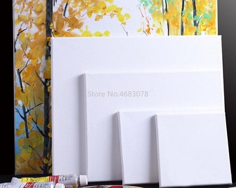 Blank Artist Canvas Art Board Plain Painting Stretched Framed White Large  30x40c