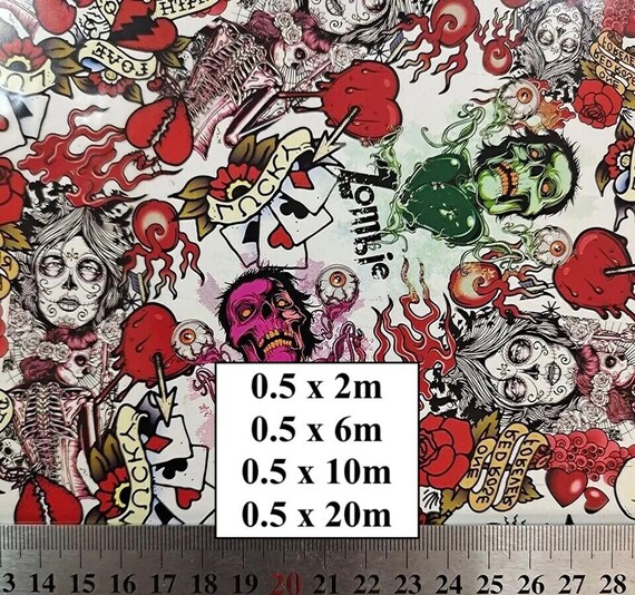 Hydrographic Water Transfer Film - Hydrographic dipping - Water Dipping Film - Hydro Dipping Print Lucky Aces