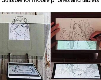 Planche à Dessin Optique Avec Projecteur - Outil Croquis Pour Débutants Avec Support Téléphone Et Tablette