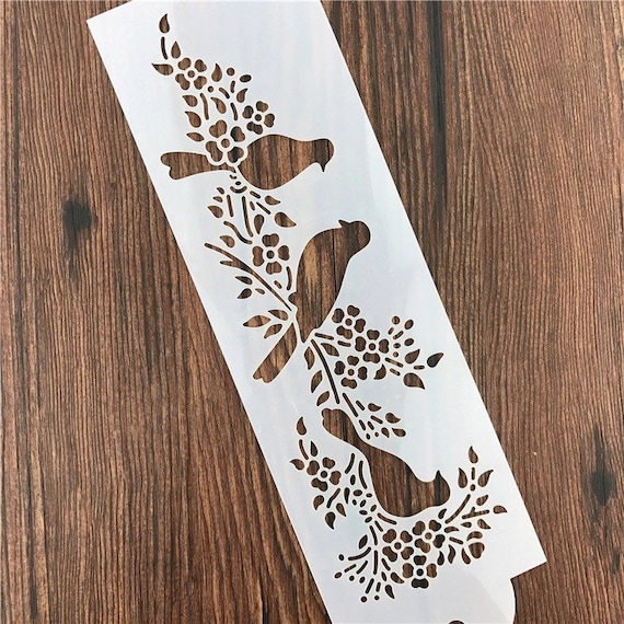Bird Wall Stencil - Reusable Stencil - DIY Home Decor