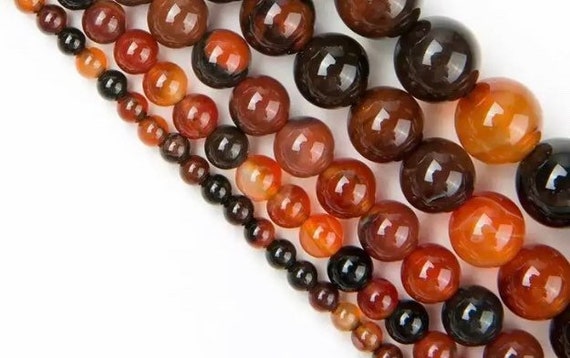 Dream Agate Beads - Round Natural Stone - 4, 6, 8, 10mm