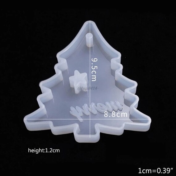 Christmas Tree Silicone Mould for Hanging Ornaments #4 - Mould for Epoxy Resin Castings