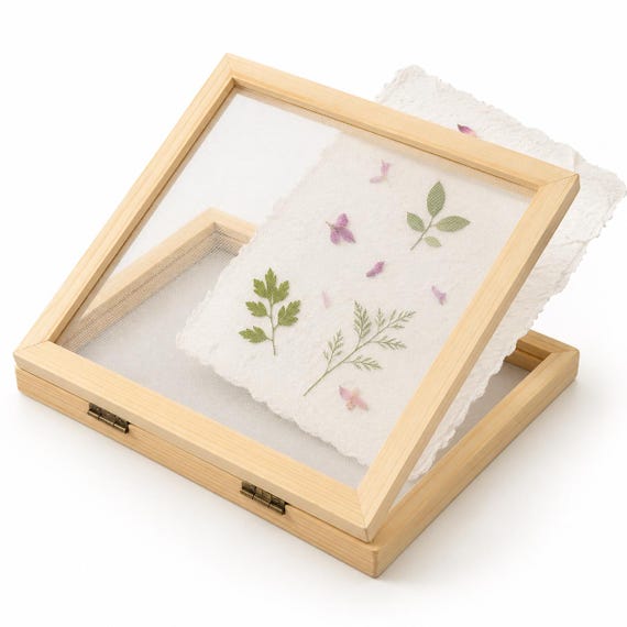 Mould and Deckle Paper Making Frame & Mesh Screen – Paper Making Kit, Mold and Deckle, Handmade Paper Craft, 3 Sizes, Paper Making Supplies