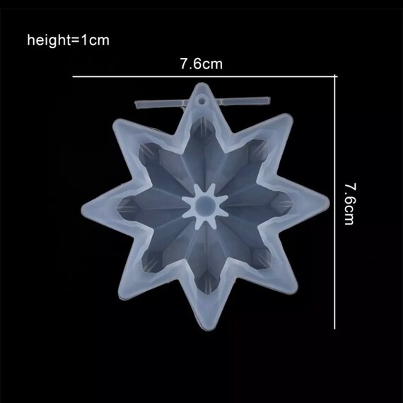 Snowflake Silicone Mould #12 - Mould for Epoxy Resin Castings