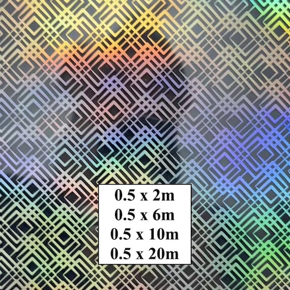 Hydrographic Water Transfer Film - Holographic Foil Water dipping Film - Metallic Hydro Dipping Print Laser #5