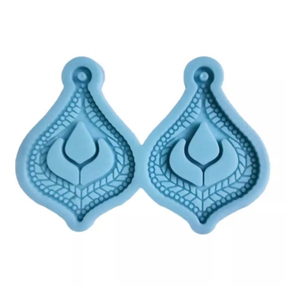 Earring Silicone Mould #13 - DIY Resin Jewellery - Mould for Epoxy Resin Castings