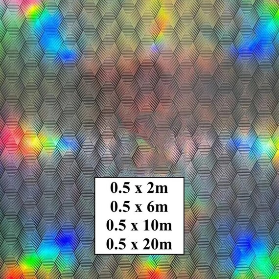Hydrographic Water Transfer Film - Holographic Foil Water dipping Film - Metallic Hydro Dipping Print Laser #8