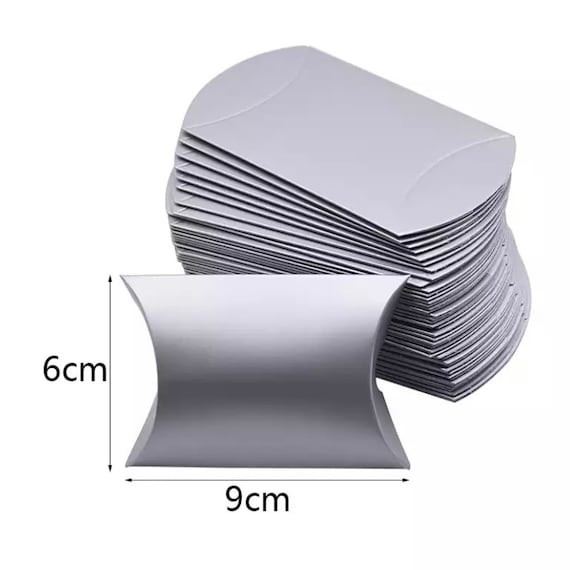 6 Colours Gift Pillow Boxes - Candy Boxes - Jewellery Box - Wedding Favour Box - Packaging Boxes