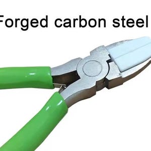 Nylon Jaw Pliers for Jewelry Making – Carbon Steel Wire Pliers for Beading, Looping, Shaping, & DIY Crafting with Soft Nylon Jaws