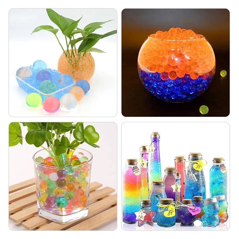 Water Beads Coloured or Transparent Orbeez Vase Filler Etsy Australia