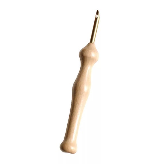 Wood Punch Needle - Wood Punch Needling Tool for Beginners - Embroidery - Rug Hooking