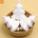 10 Pack White Styrofoam Christmas Tree - White Polystyrene Foam Shapes - DIY Christmas Decor
