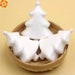 10 Pack White Styrofoam Christmas Tree - White Polystyrene Foam Shapes - DIY Christmas Decor 