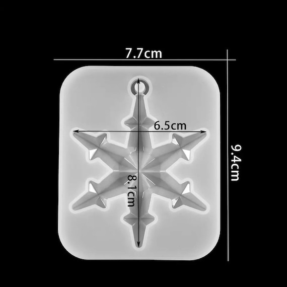 Snowflake Silicone Mould #14 - Mould for Epoxy Resin Castings