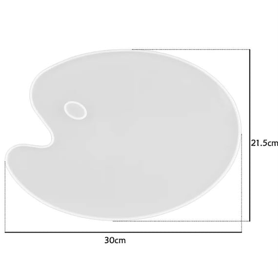 Artist Palette Silicone Mould - Mould for Epoxy Resin Castings
