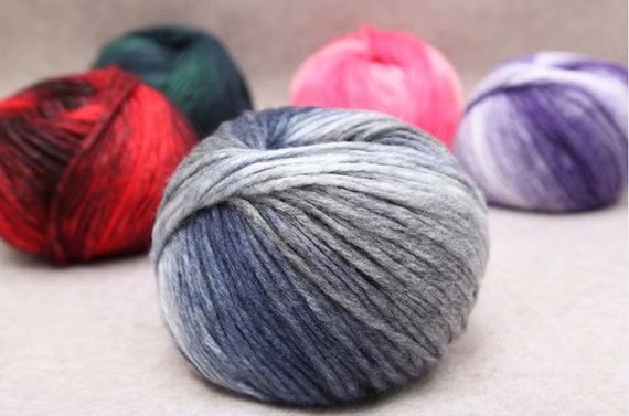 Gradient Colour High Quality Knitting Wool - 140g Crochet Yarn - 18 Colours