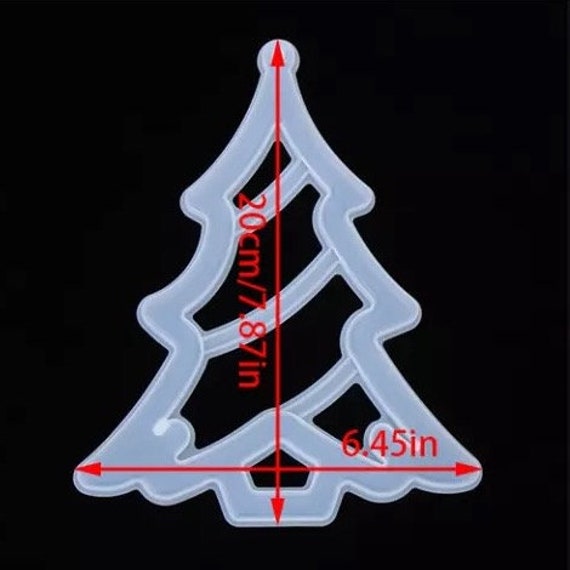 Christmas Tree Silicone Mould for Hanging Ornaments #3 - Mould for Epoxy Resin Castings