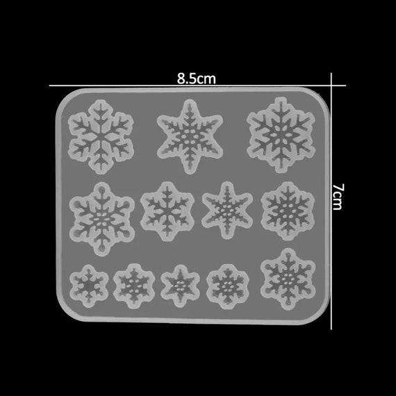 Snowflake Silicone Mould #8 - Mould for Epoxy Resin Castings