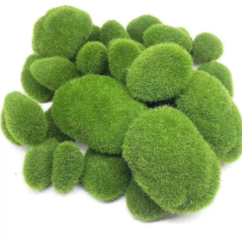 Preserve Sheet Moss DIY Decor Dried Moss Pillow- Green Moss for