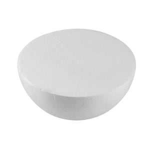 White Styrofoam Hemisphere - White Polystyrene Foam Shapes - DIY Home Decor