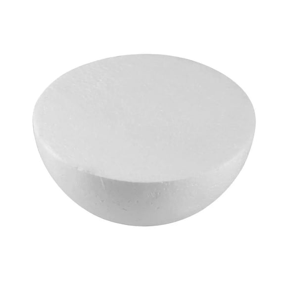 White Styrofoam Hemisphere White Polystyrene Foam Shapes DIY Home