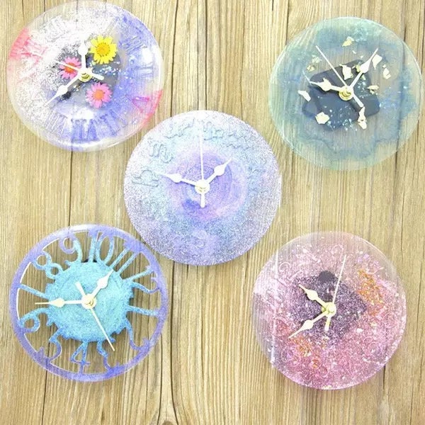 DIY Resin Clock Kit - Clock Silicone Mould - Make A Clock Set - Mould for  Epoxy Resin Castings