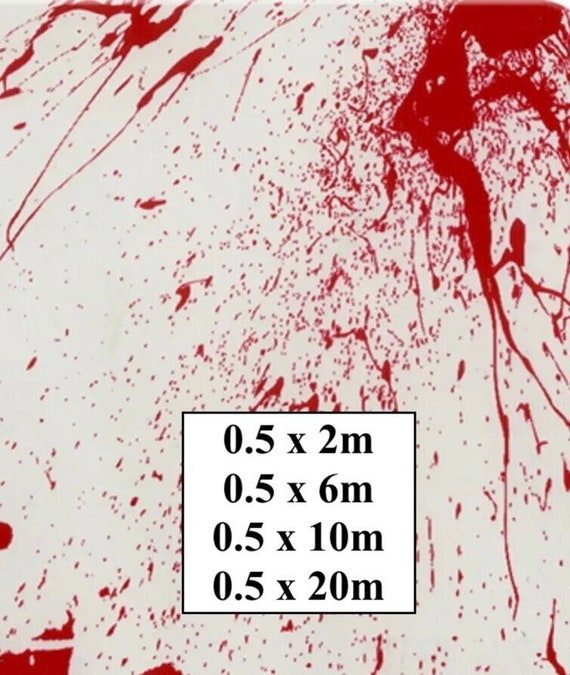 Hydrographic Water Transfer Film - Hydrographic dipping - Water Dipping Film - Hydro Dipping Print Blood Splatters