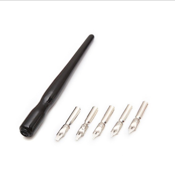 1 Set Manga Dip Pen Nib Holder - Comic Drawing - Calligraphy Kit + 5 Nibs
