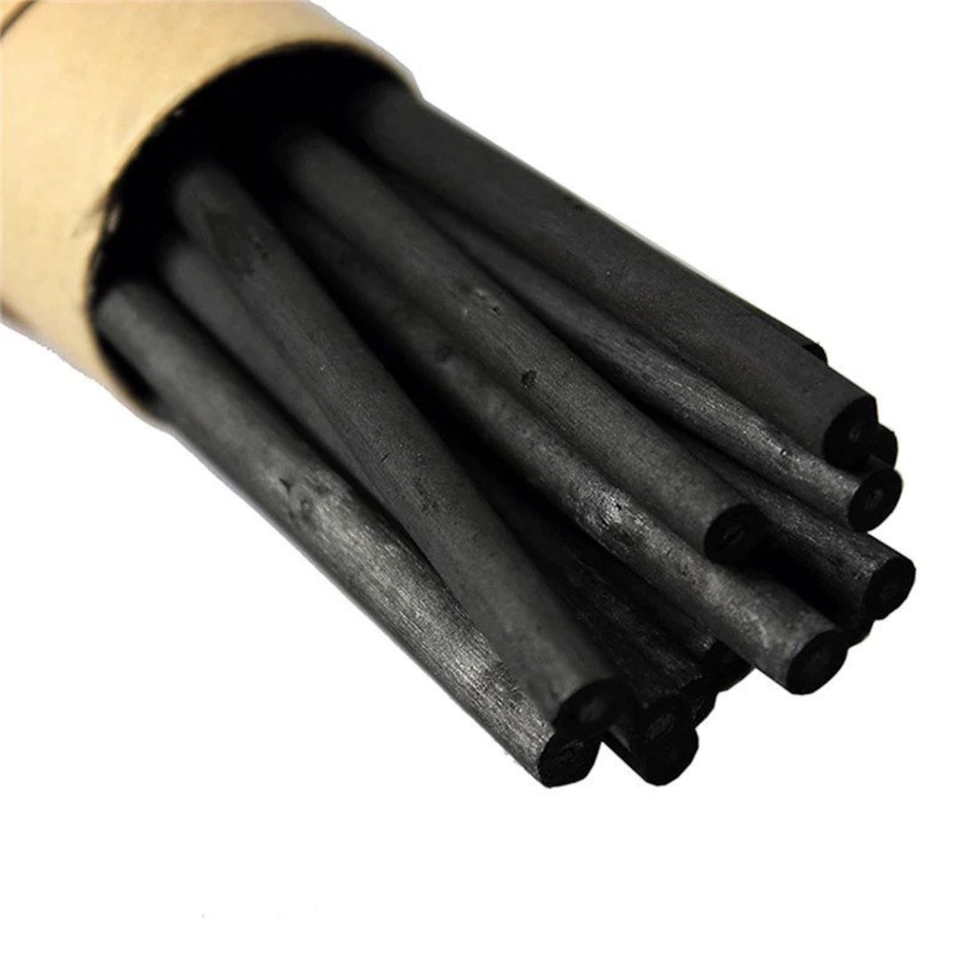 ARTISTS NATURAL WILLOW CHARCOAL 5-8MM STICKS 20 PACK CARDED