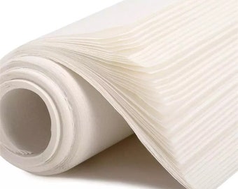 50 Pack White Calligraphy Rice Paper - Pressed Xuan Paper