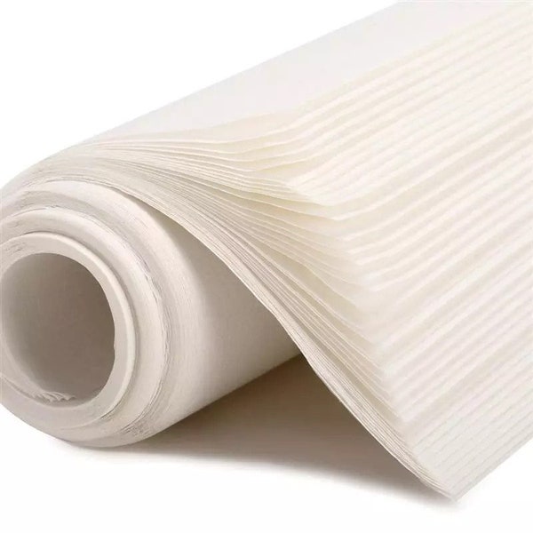 50 Pack White Calligraphy Rice Paper - Pressed Xuan Paper