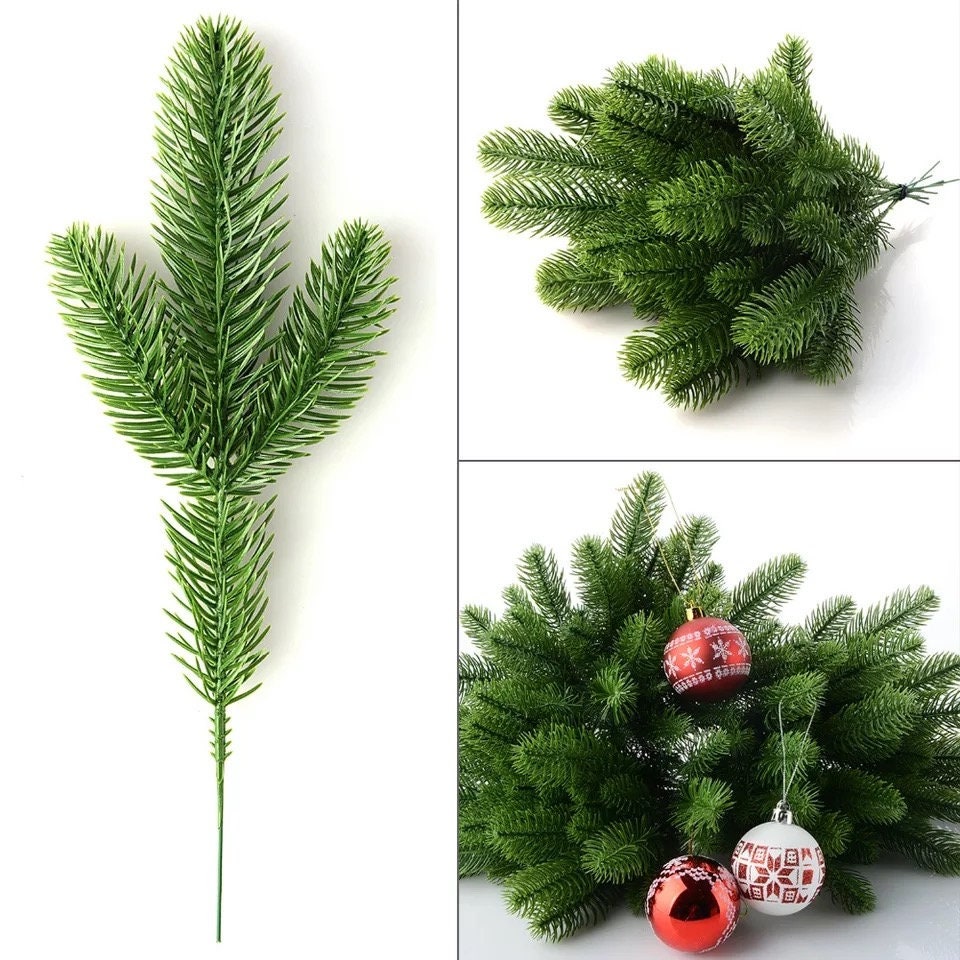 Lulu Home 16 Pieces Christmas Picks, Artificial Pine Branches with Pin —  CHIMIYA