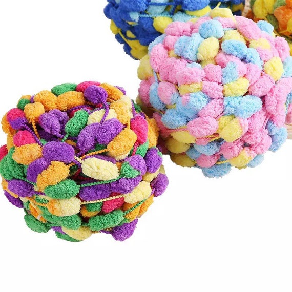 Rainbow Pom Soft Bulky Yarn 21 Colours | Etsy