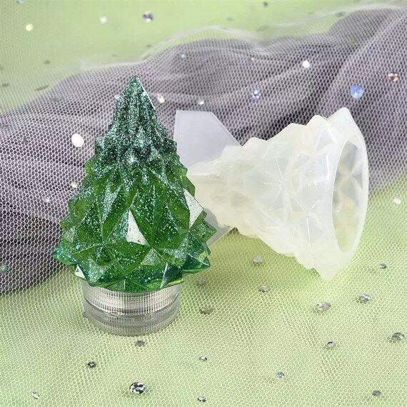 Christmas tree Silicone Mould for Ornaments - Mould for Epoxy Resin Castings