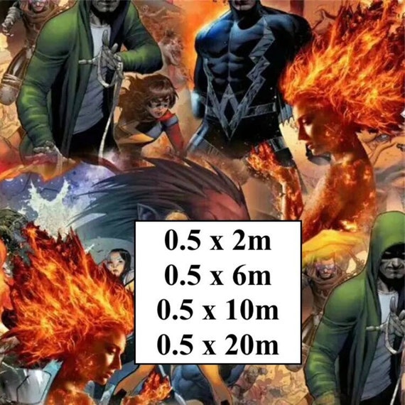 Hydrographic Water Transfer Film - Hydrographic dipping - Water Dipping Film - Hydro Dipping Print Super Heroes