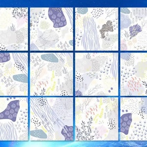 50 Stück Natur Bunt Bastelpapier - Farbe Origami Papier - DIY Scrapbooking, Kartenherstellung, Geschenk