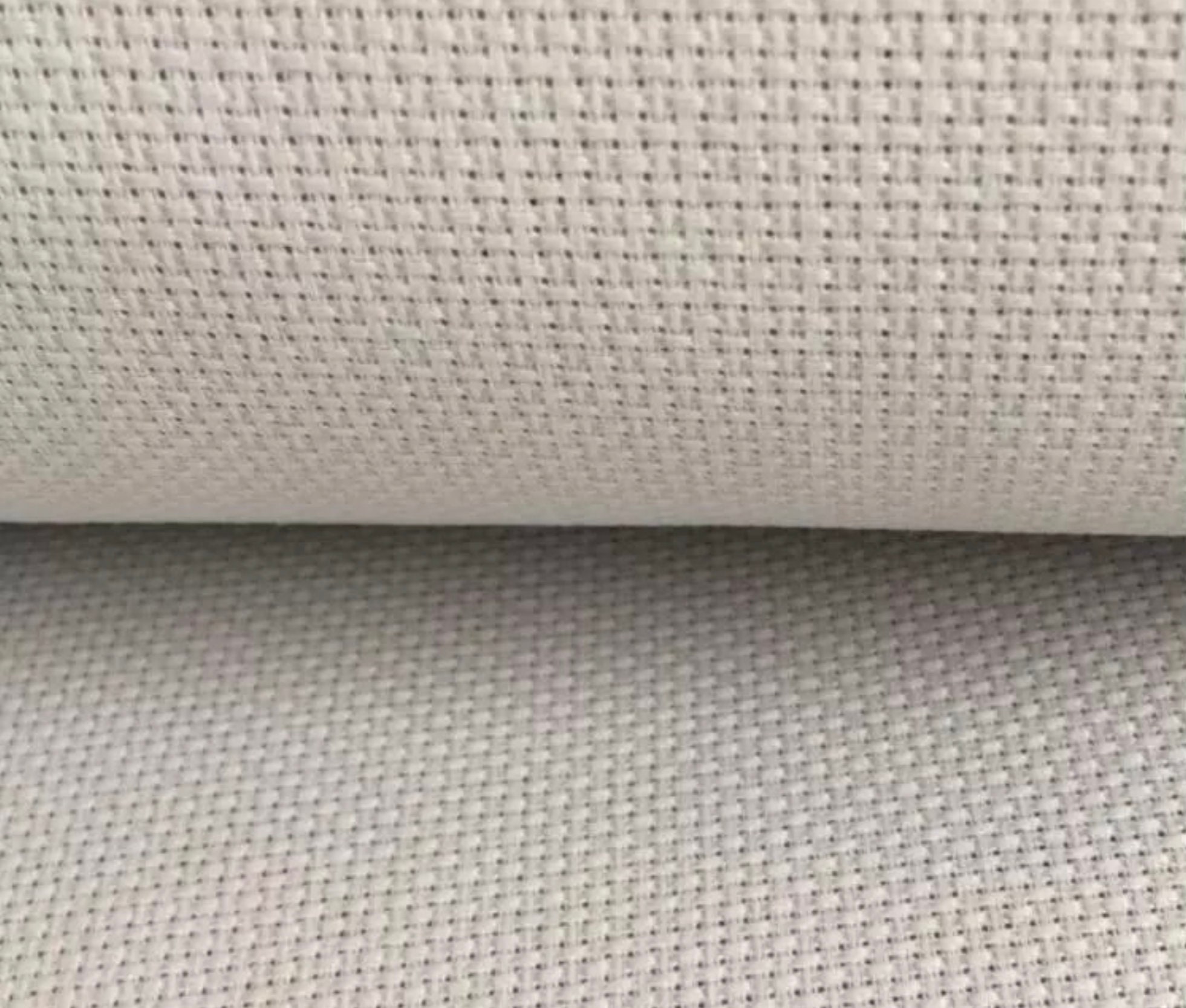 59x 1 Yard 14ct Counted Cotton Aida Cloth Cross Stitch Fabric (Grey)
