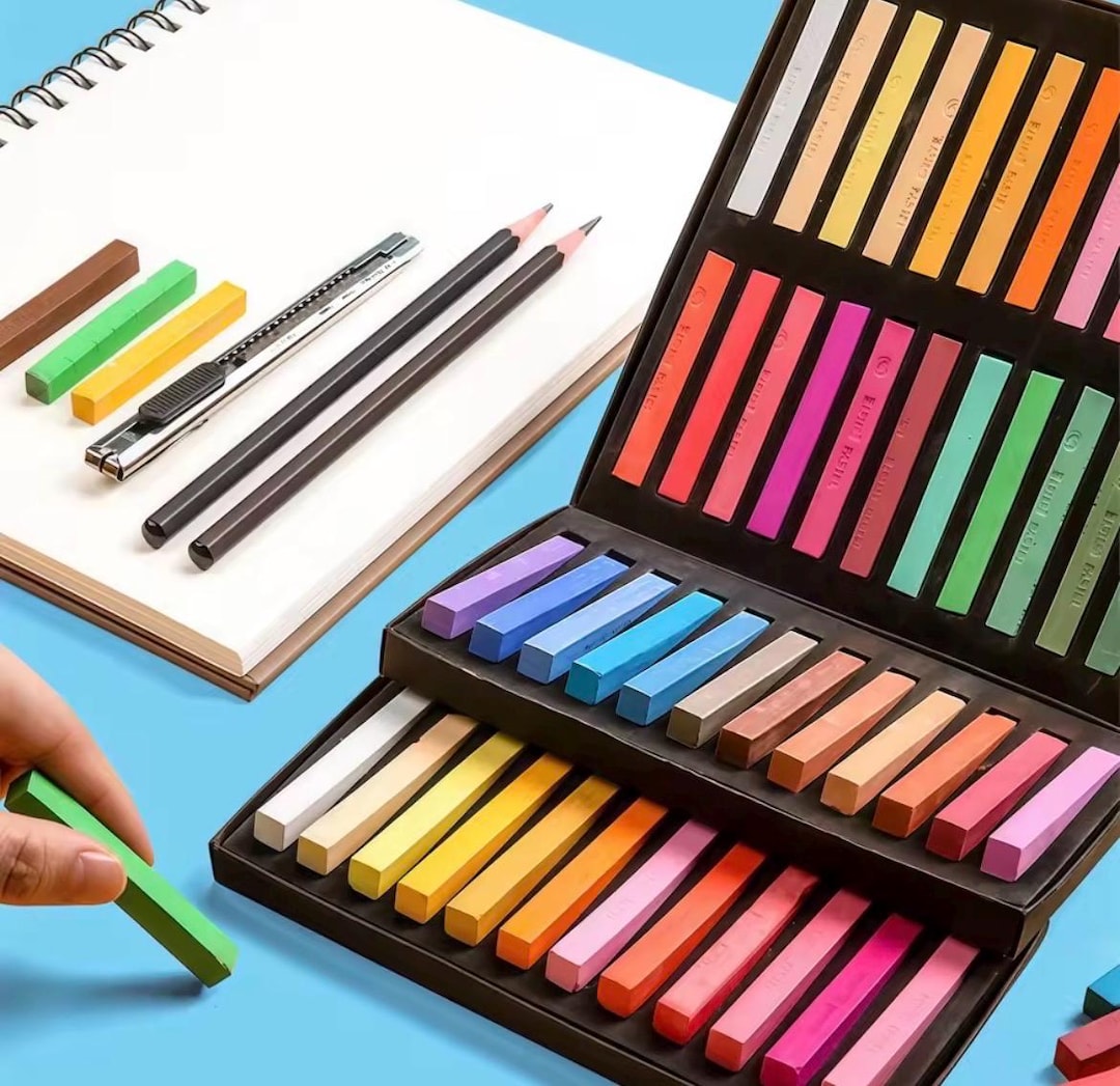 ドライパステルアートセット 12色、24色、36色、または48色。描画