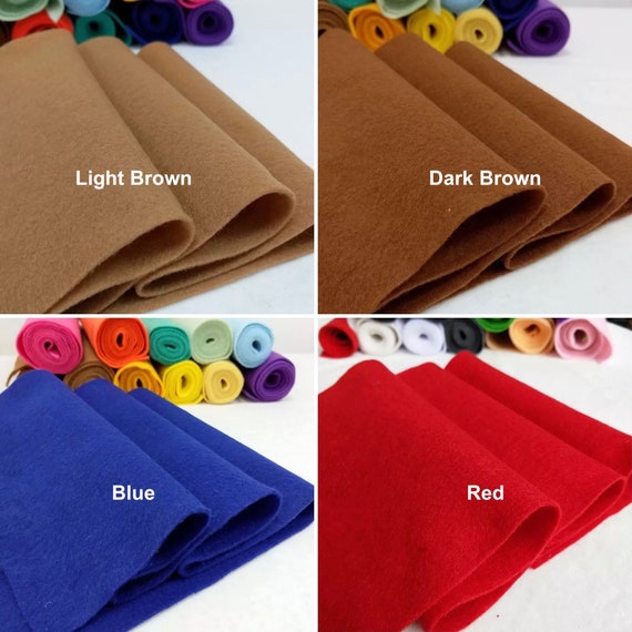 1 piece Polyester Plush Fabric (18 x 20) 30 Colors