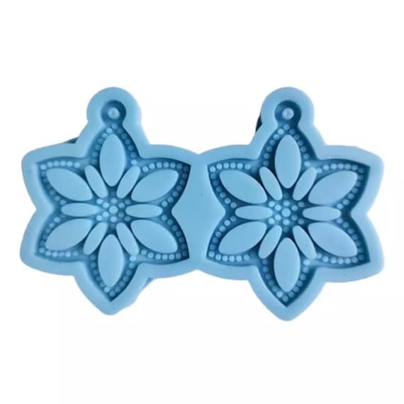 Earring Silicone Mould #9 - DIY Resin Jewellery - Mould for Epoxy Resin Castings