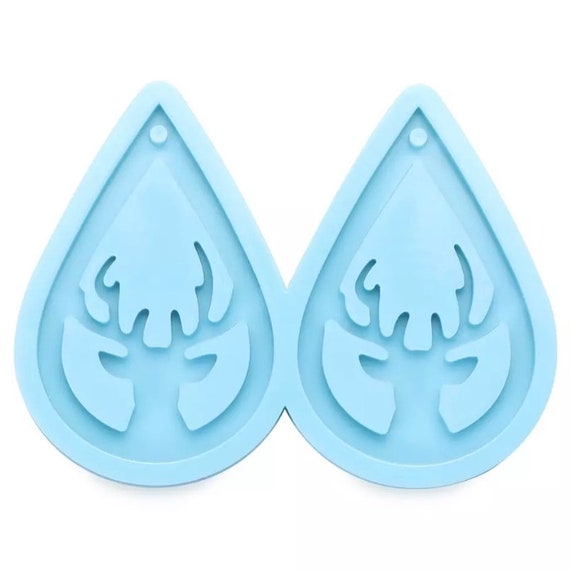 Reindeer Keyring or Earring Silicone Mould #3 - Mould for Epoxy Resin Castings