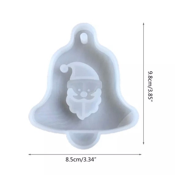 Christmas Bell Silicone Mould for Hanging Ornaments #2 - Mould for Epoxy Resin Castings
