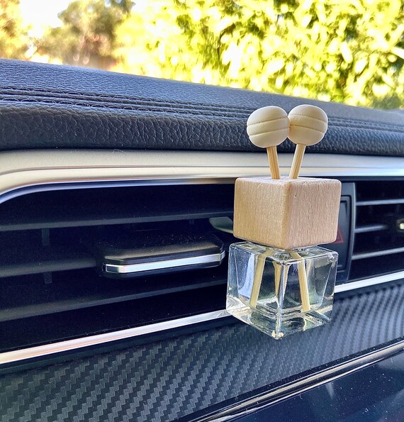 Scented Car Diffuser - Clip On Vent - Essential Oil Reed Diffuser - Car Scent - Clip On Fan - Wood Sage & Sea Salt OR Jungle Orchid